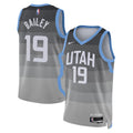 Ace Bailey Utah Jazz 2025/26 City Edition Swingman Jersey - Gray - Unisex product image 1, provided for visual reference and