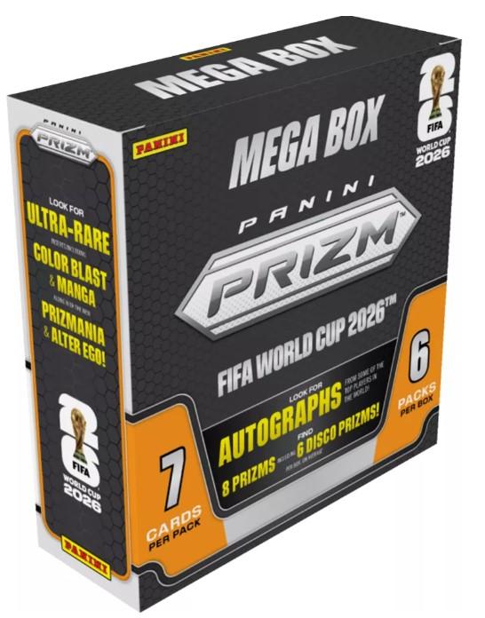 2026 Panini Prizm Fifa World Cup Soccer Mega Hobby Box product image 1, provided for visual reference and product detail