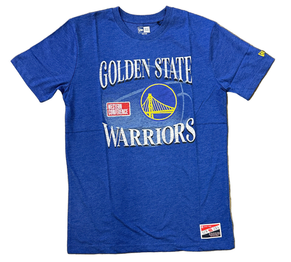New Era Golden State Warriors Throwback T-Shirt product image 1, provided for visual reference and product detail review