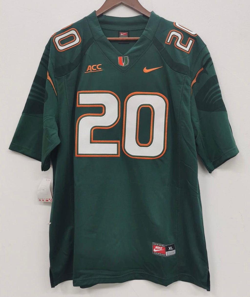 Ed Reed Miami Hurricanes Official NCAA Nike Jersey Green product image 3