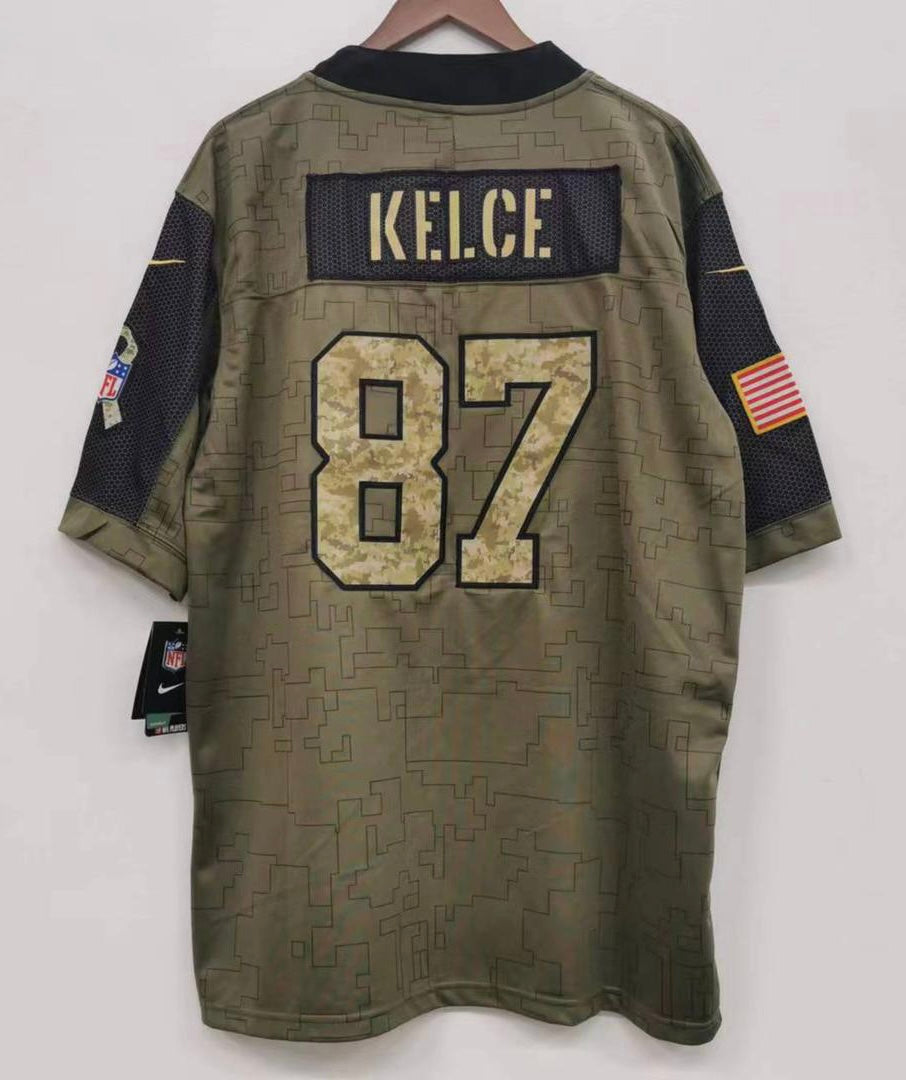 Travis Kelce Kansas City Chiefs Nike military salute to product image 1