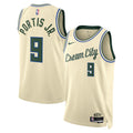 Bobby Portis Milwaukee Bucks 2025/26 City Edition Swingman Jersey - Cream - Unisex product image 1, provided for visual