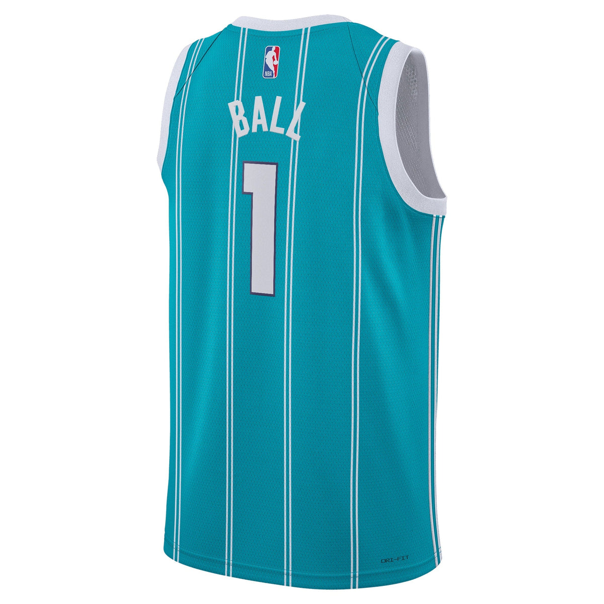 LaMelo Ball Charlotte Hornets Icon Edition Swingman Jersey - Teal - Unisex product image 3, provided for visual reference