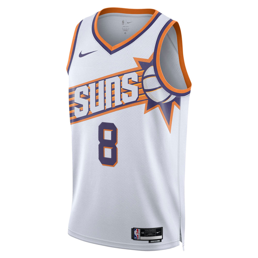 Luke Kennard Phoenix Suns Association Edition Swingman Jersey - White - Unisex product image 3, provided for visual