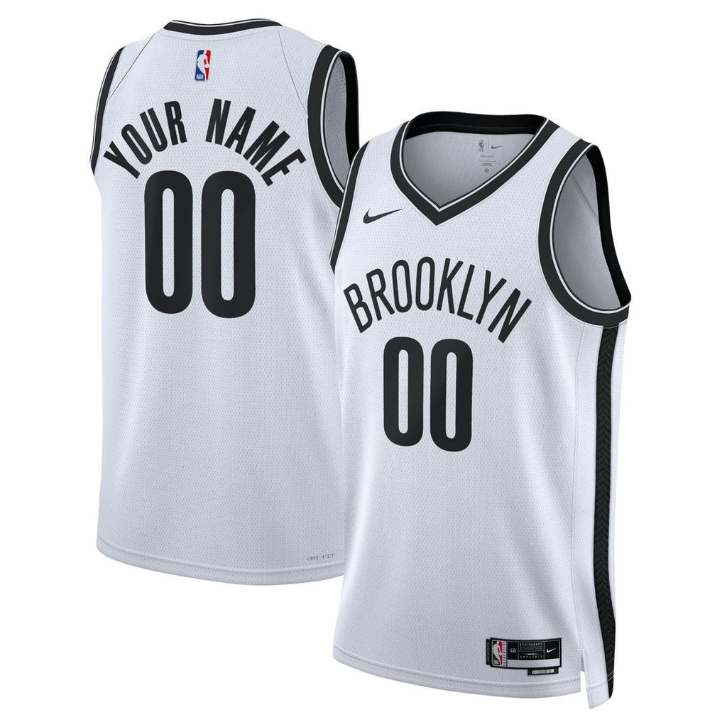 Brooklyn Nets Nike Unisex Swingman Custom Jersey Black product image 7