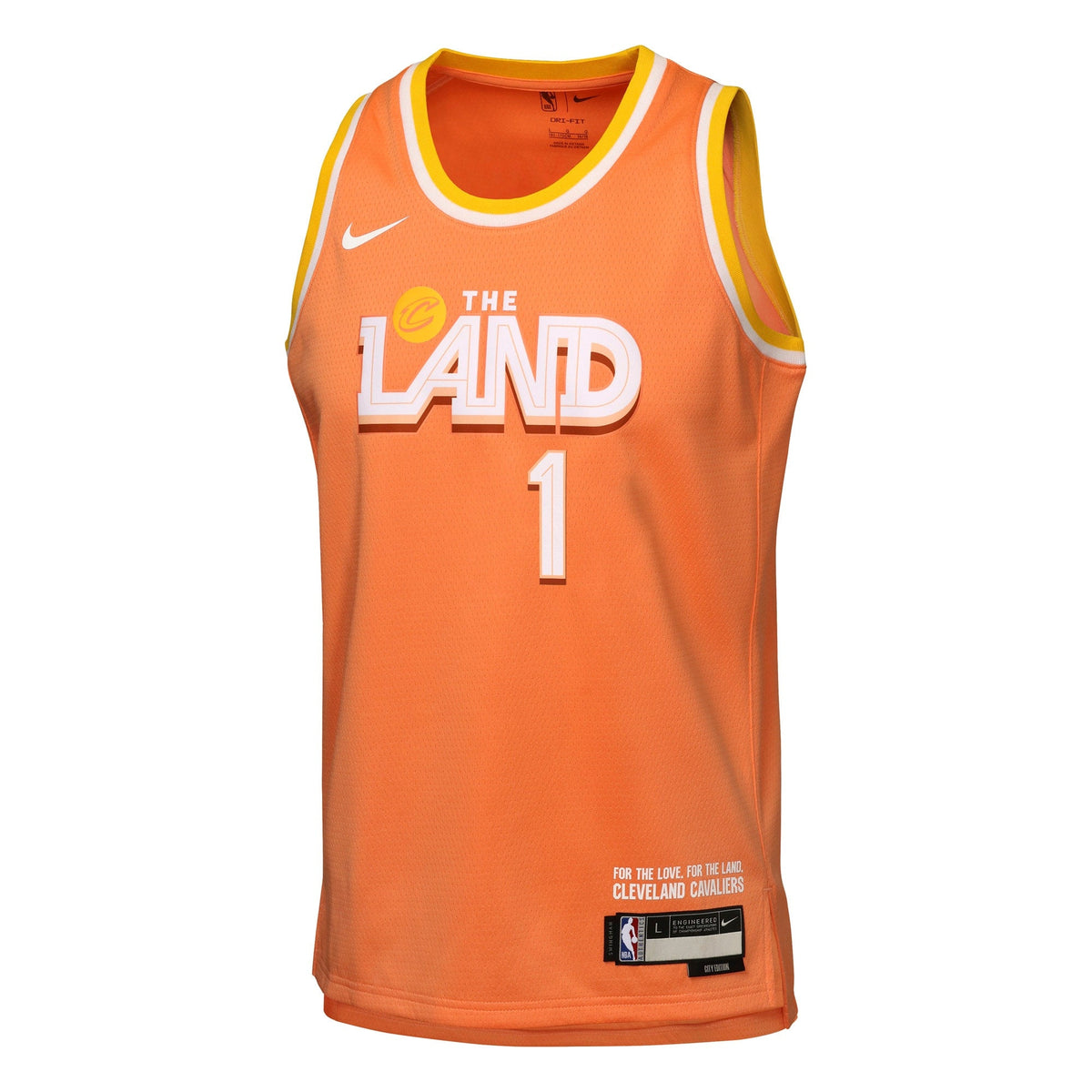 Max Strus Cleveland Cavaliers 2025/26 City Edition Swingman Jersey - Orange - Youth product image 3, provided for visual