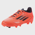 Adidas F50 League Fg/Mg Junior Fg Turbo/Aurora Black product image 1, provided for visual reference and product detail review