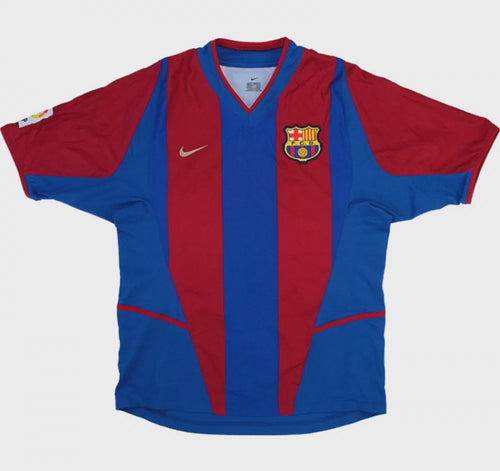 2002-2003 FC Barcelona Home Shirt - (M) product image 1, provided for visual reference and product detail review