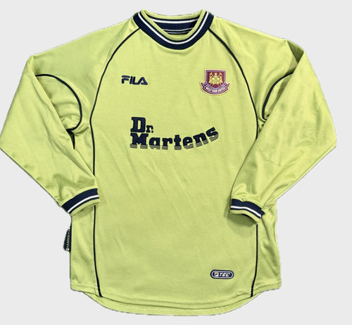 1999-2000 West Ham Goalkeeper Jersey - (S) product image 1, provided for visual reference and product detail review