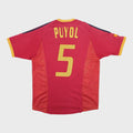 2002-2004 Spain Home Shirt Puyol #5 - (M) product image 1, provided for visual reference and product detail review