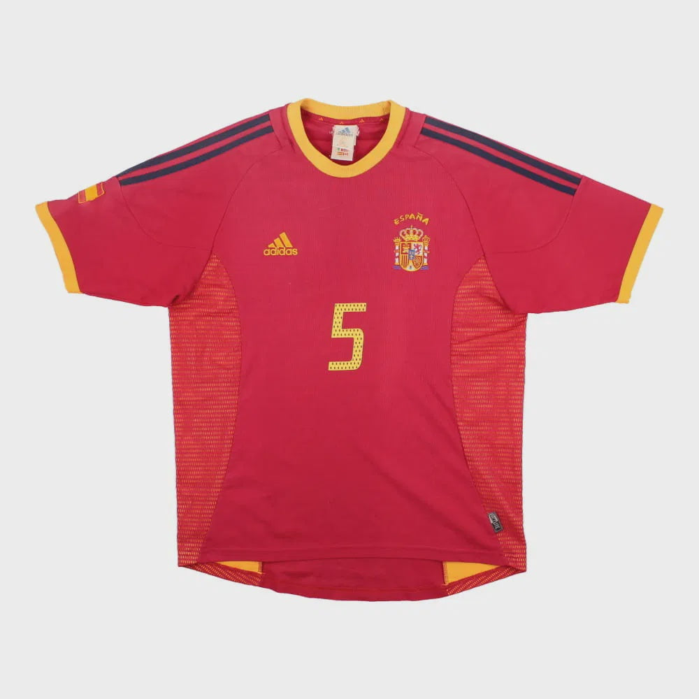 2002-2004 Spain Home Shirt Puyol #5 - (M) product image 2, provided for visual reference and product detail review