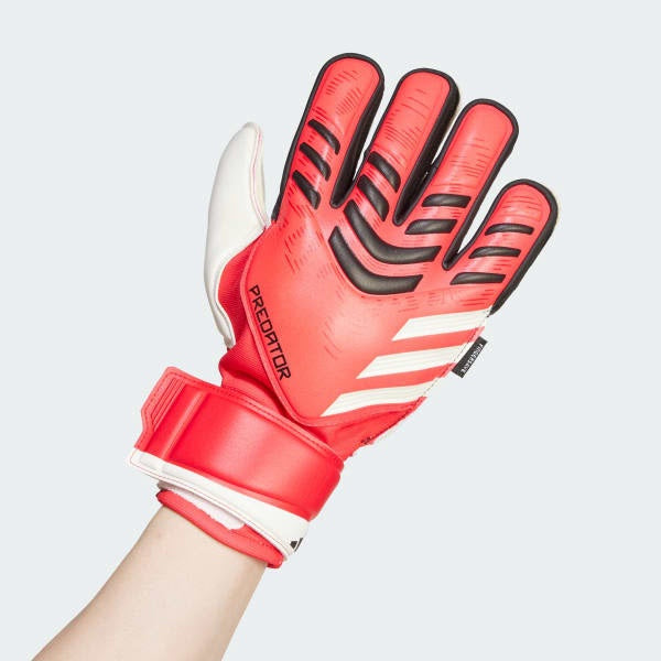 Adidas Predator Match Fingersave Goalkeeper Glove 'Pure Ruby' product image 2, provided for visual reference and product