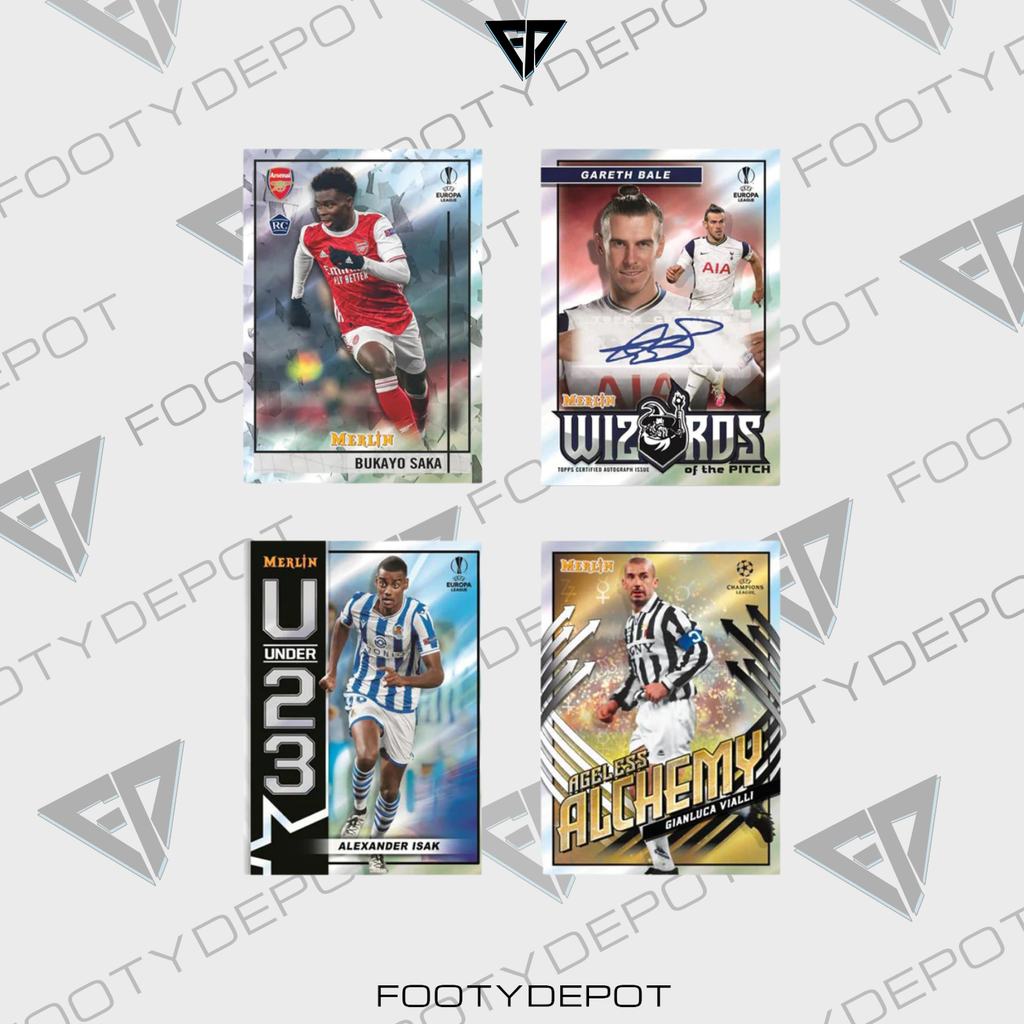 2020-21 Topps Merlin Chrome Champions League Cards – 18-Pack Box (72 Cards + Auto) product image 2, provided for visual
