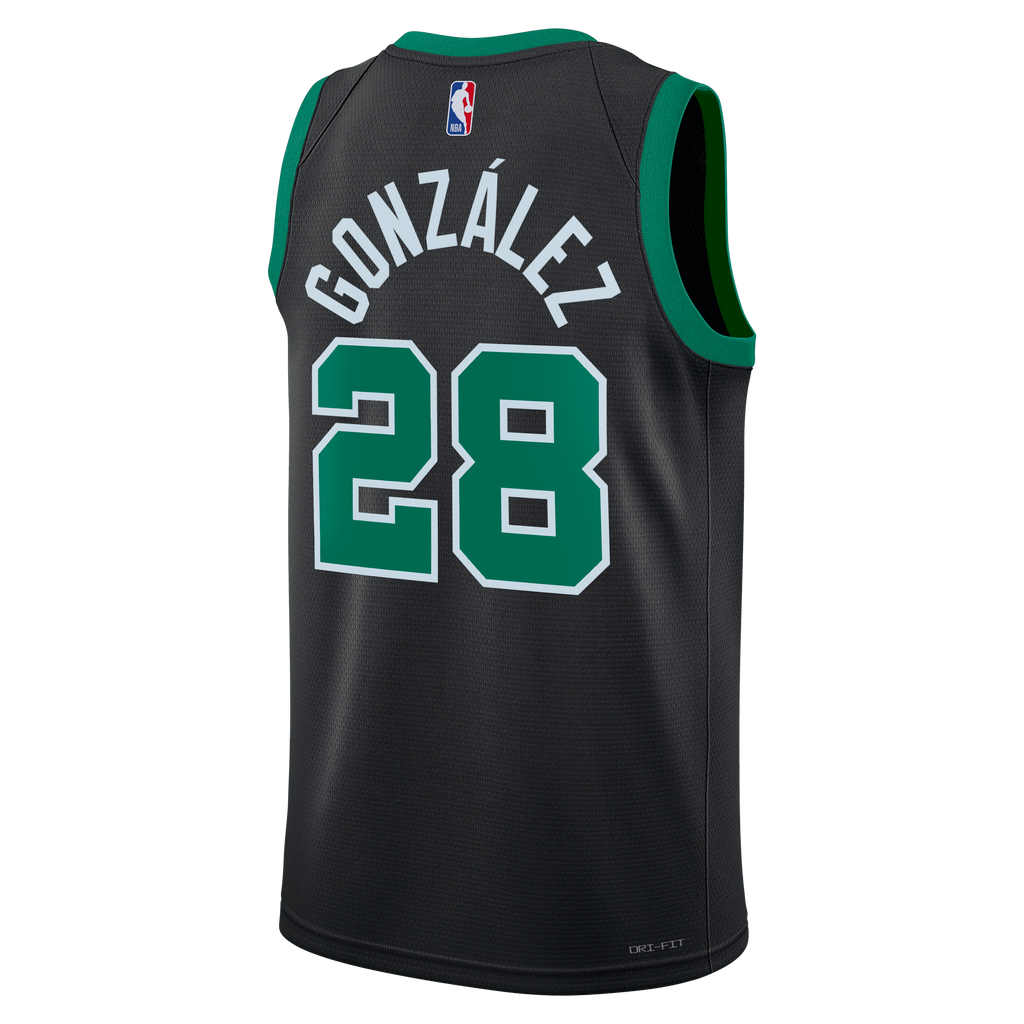 Hugo González Boston Celtics Statement Edition Swingman Jersey - Black - Unisex product image 4, provided for visual