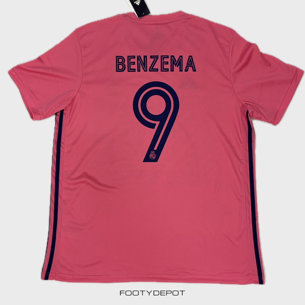 2020-2021 Real Madrid Away Shirt Benzema #9 - (Xl) product image 1, provided for visual reference and product detail review