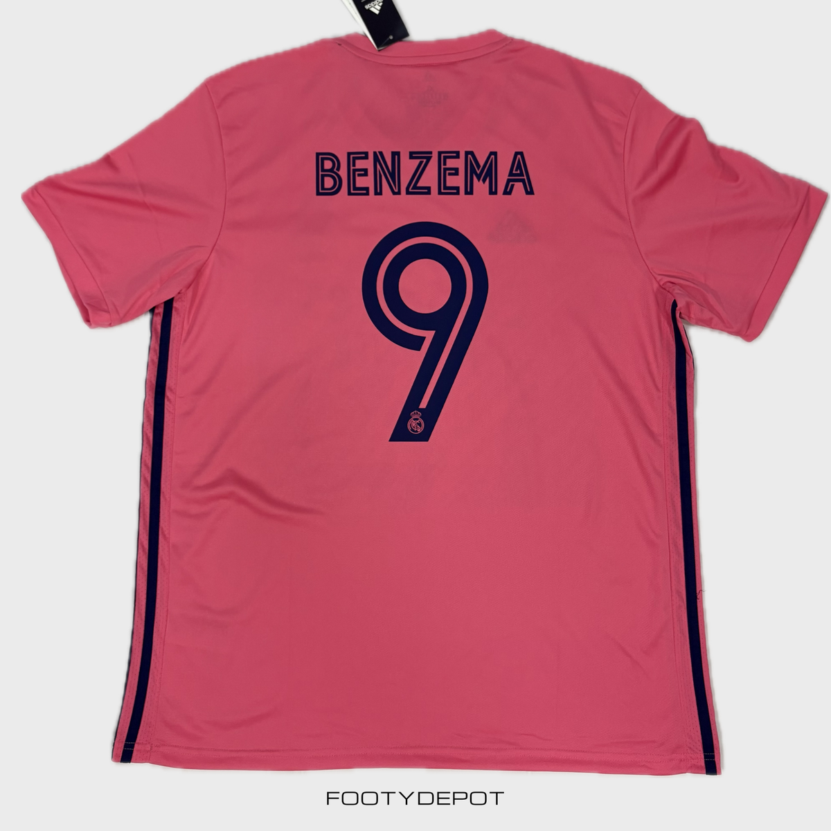 2020-2021 Real Madrid Away Shirt Benzema #9 - (Xl) product image 1, provided for visual reference and product detail review