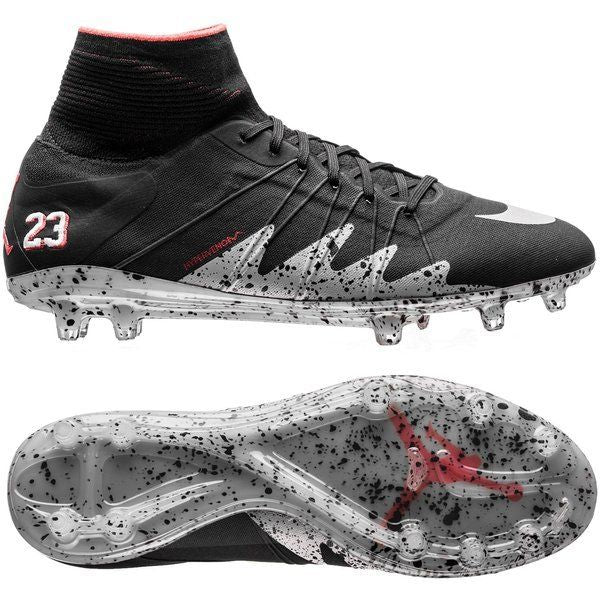 NEYMAR x JORDAN NIKE HYPERVENOM PHANTOM 2 FG 'Black Silver Crimson' product image 1, provided for visual reference and