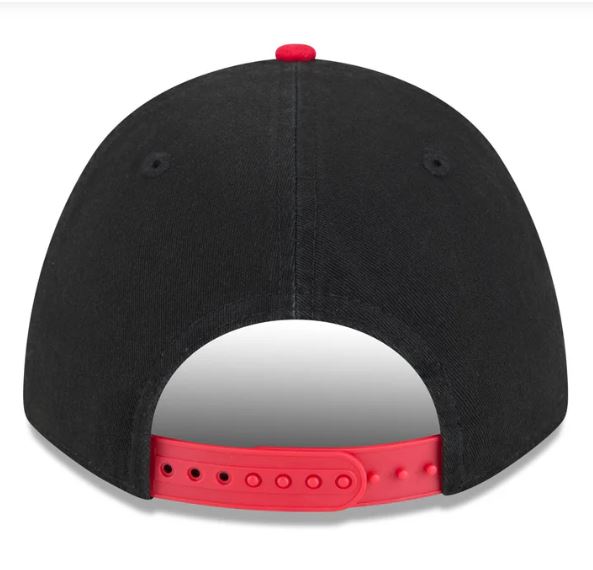 San Francisco Youth 49ers New Era Team Loyal 9FORTY M-Crown Adjustable Hat - Black/Red product image 5, provided for visual