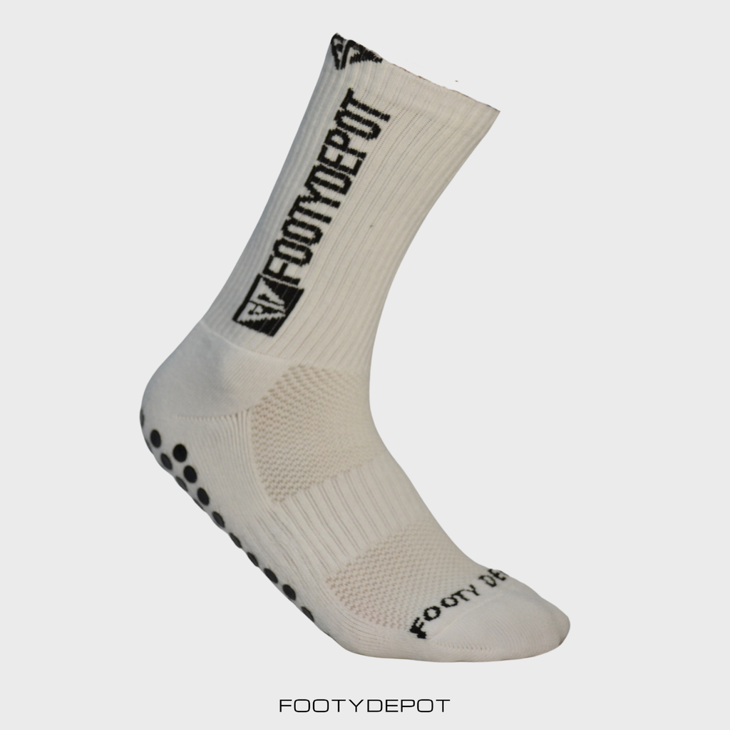 Footy Depot 2.0 Mid-Calf Grip Socks product image 1, provided for visual reference and product detail review