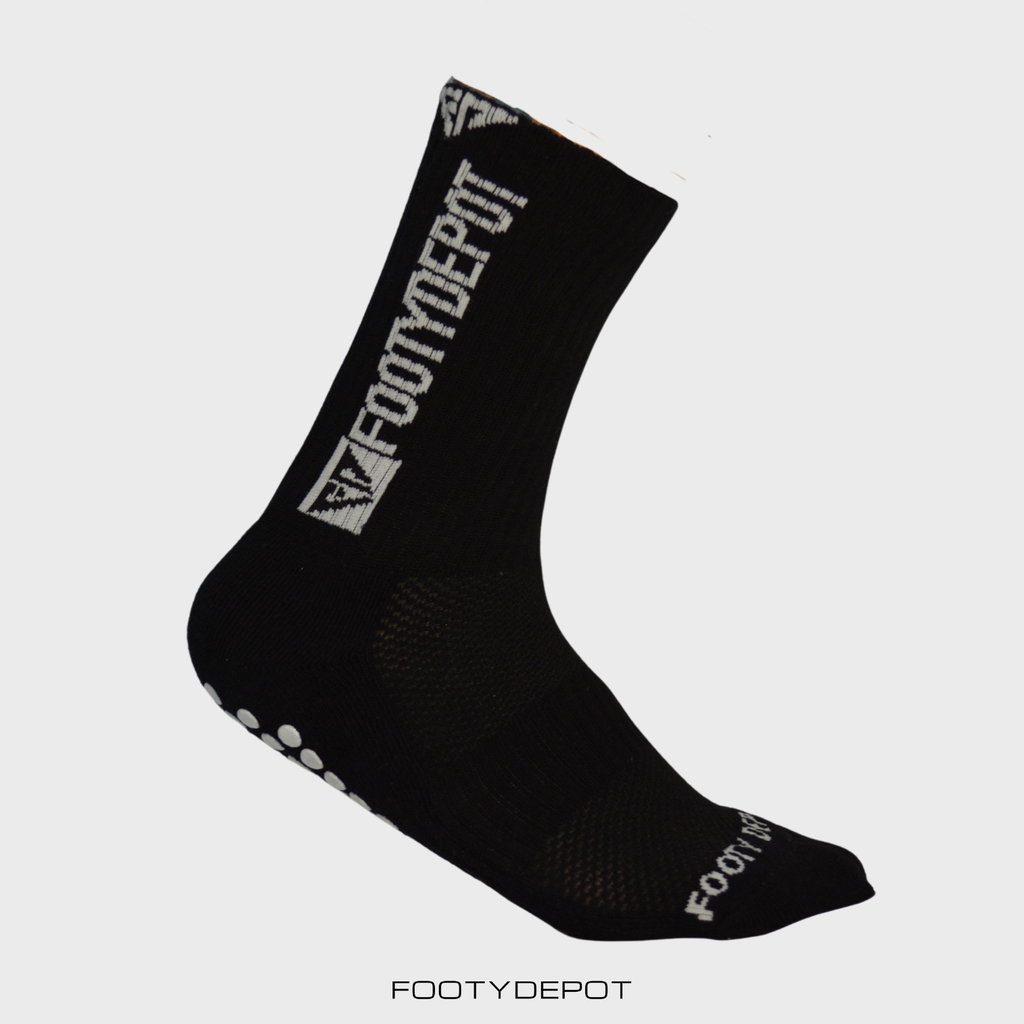 Footy Depot 2.0 Mid-Calf Grip Socks product image 3, provided for visual reference and product detail review