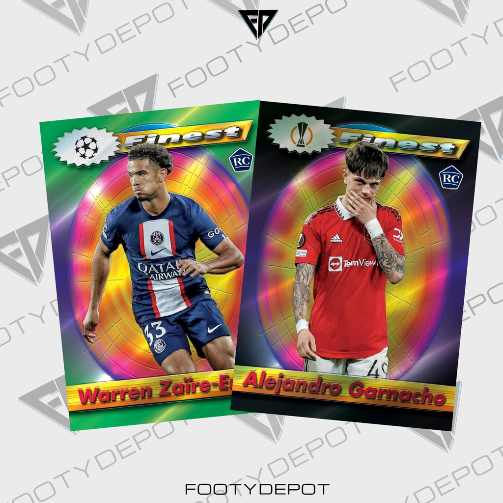 2022/23 Topps Finest Flashbacks Uefa Club Competitions Hobby Box product image 4, provided for visual reference and product