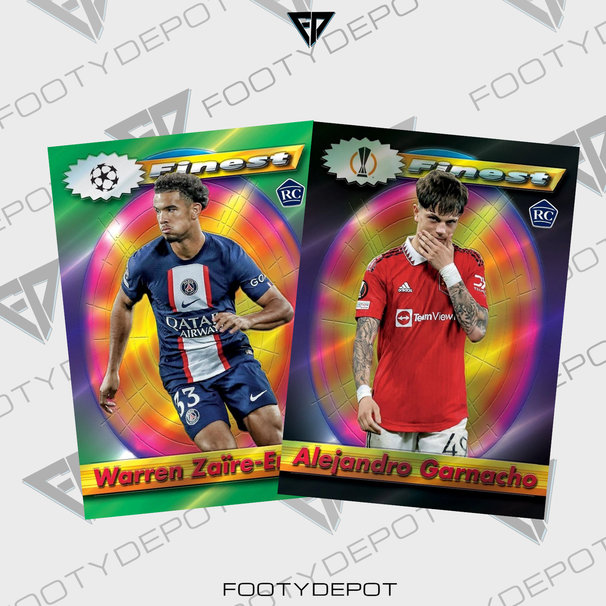2022/23 Topps Finest Flashbacks Uefa Club Competitions Hobby Box product image 4, provided for visual reference and product