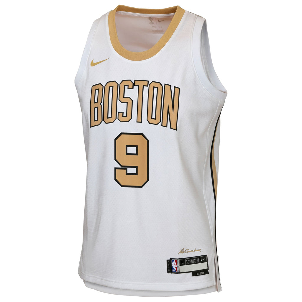 Derrick White Boston Celtics 2025/26 City Edition Swingman Jersey - White - Youth product image 3, provided for visual