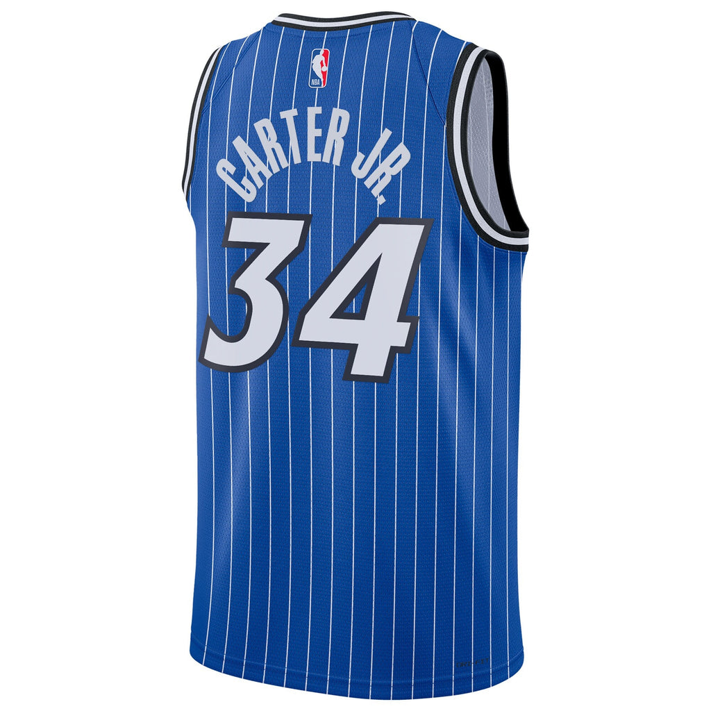 Wendell Carter Jr. Orlando Magic Icon Edition Replica Swingman Jersey - Blue - Unisex product image 4, provided for visual