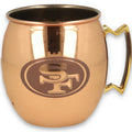 San Francisco 49ers Moscow Mule Mug product image 1, provided for visual reference and product detail review