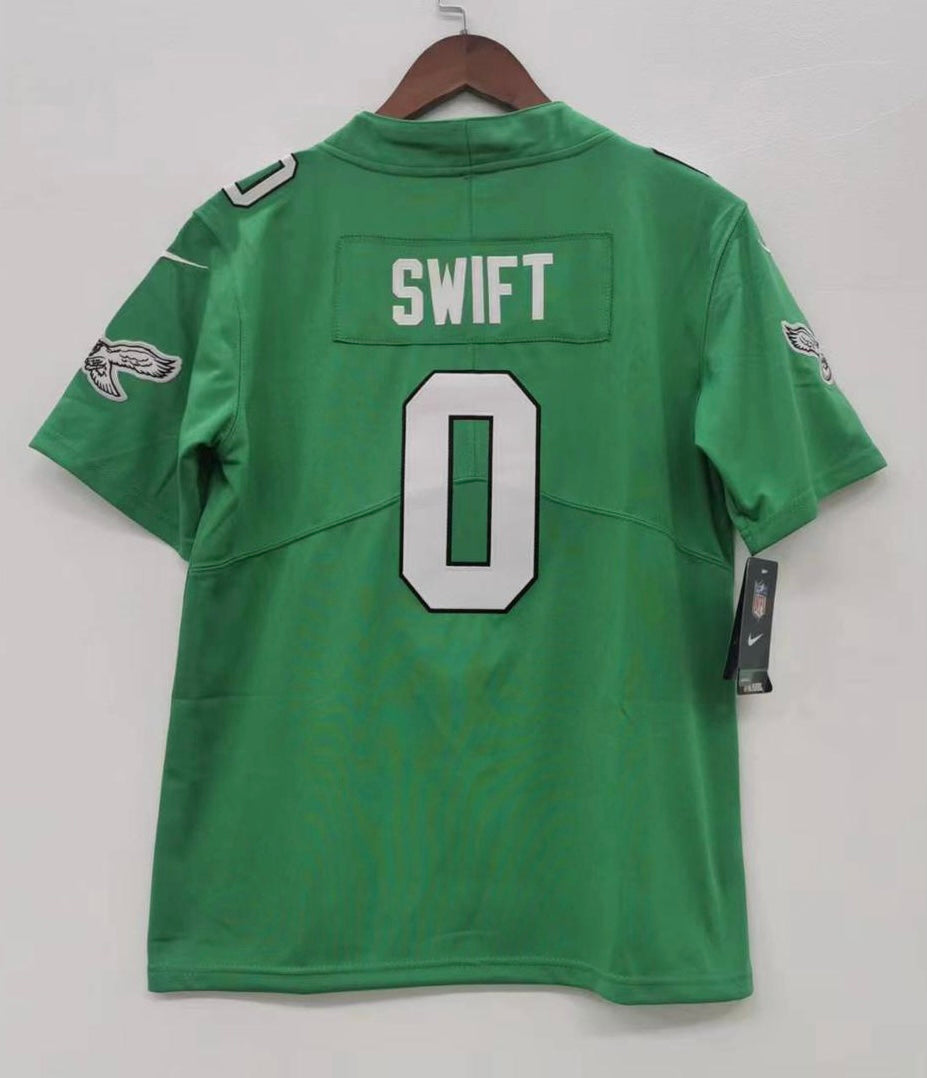 D'Andre Swift YOUTH Philadelphia Eagles Kelly Green Jersey product image 1
