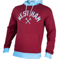 Burgundy West Ham Pullover Fleece product image 1, provided for visual reference and product detail review