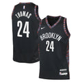 Cam Thomas Brooklyn Nets 2025/26 City Edition Swingman Jersey - Black - Youth product image 1, provided for visual reference