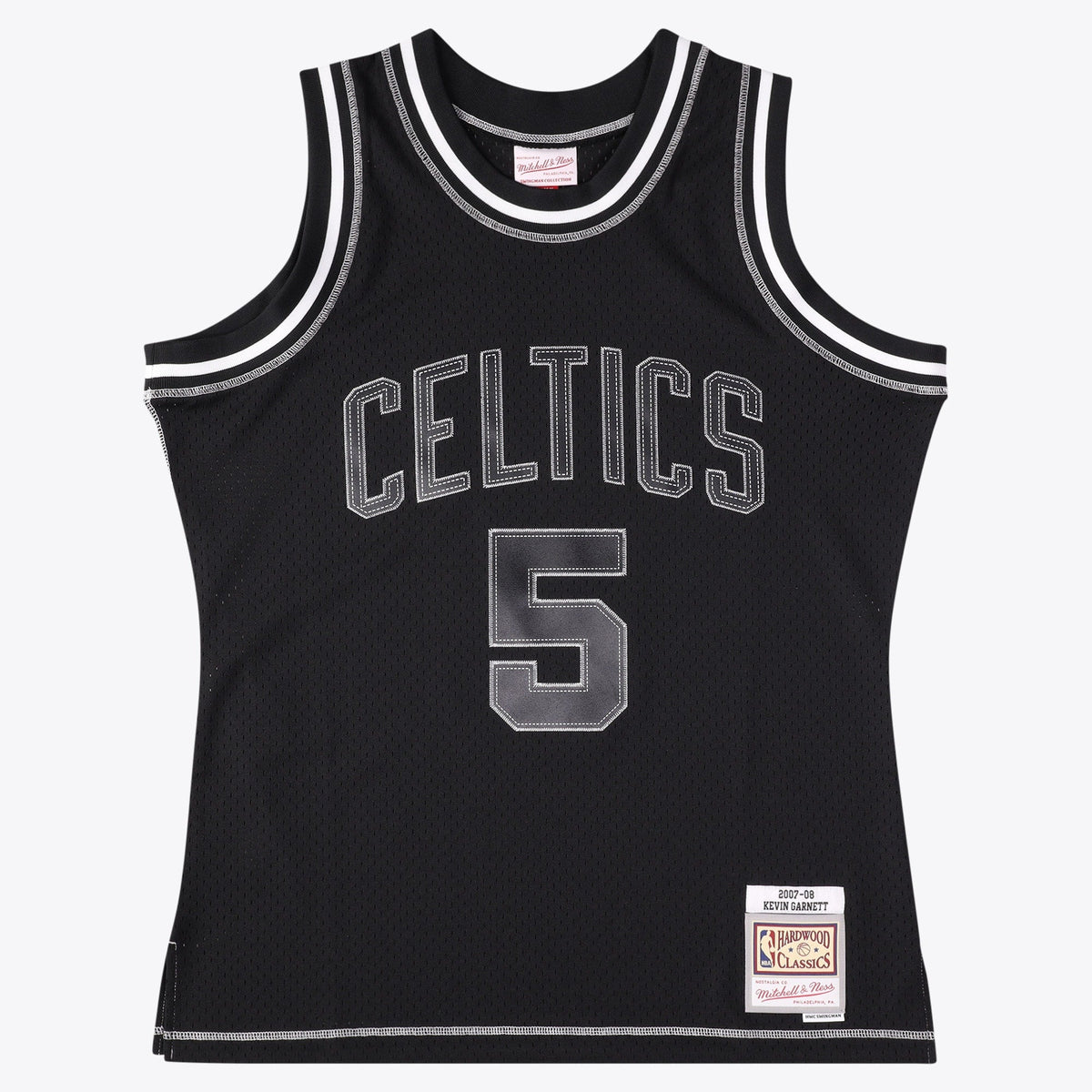 Kevin Garnett Boston Celtics 2007 Contrast 2K Swingman Jersey - Black product image 1, provided for visual reference and