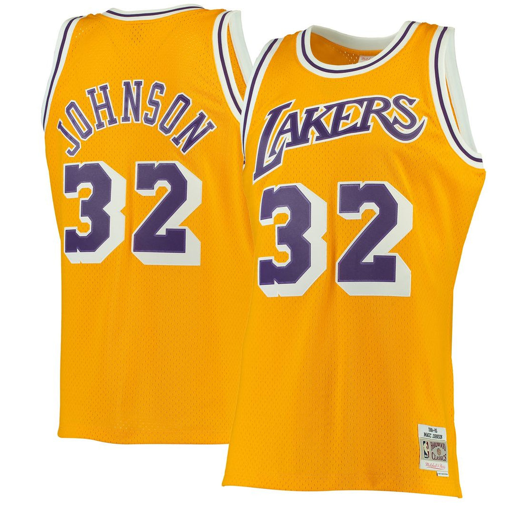 Los Angeles Lakers Magic Johnson Mitchell & Ness 1984/85 product image 8