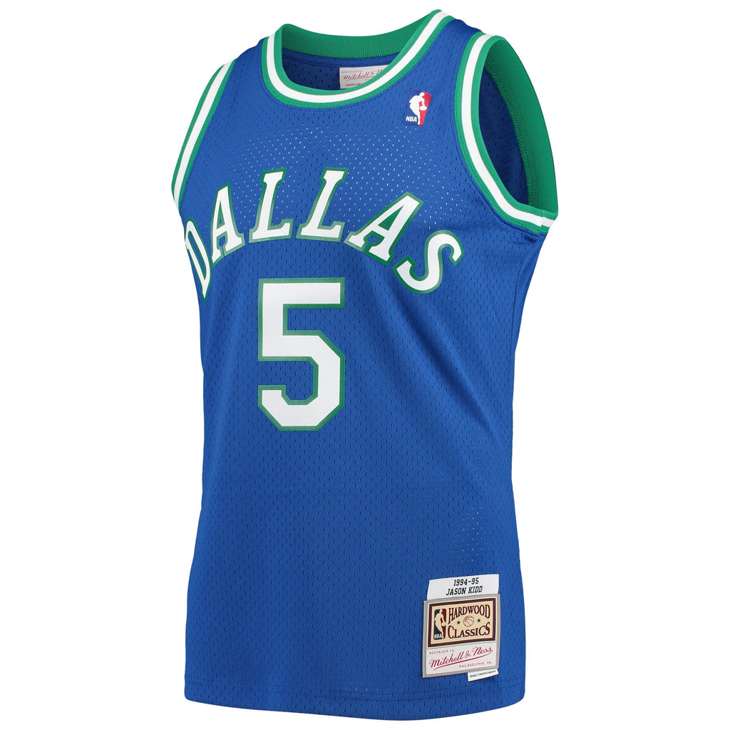Jason Kidd Dallas Mavericks 1994-95 Hardwood Classics Swingman Jersey - Mens product image 3, provided for visual reference
