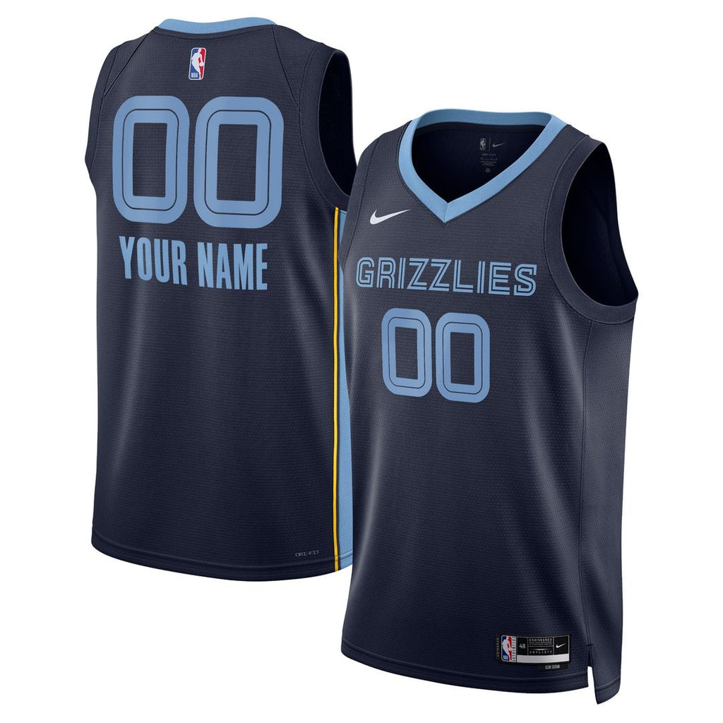 Memphis Grizzlies Nike Unisex Swingman Custom Jersey - Navy product image 4