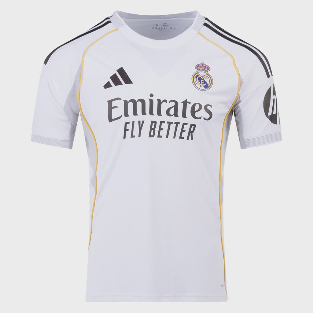 25/26 Real Madrid Home Jersey product image 1, provided for visual reference and product detail review