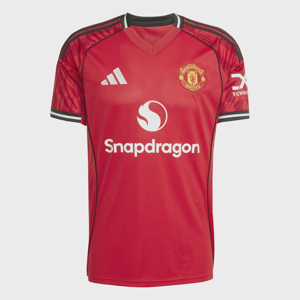 25/26 Manchester United Home Jersey product image 1, provided for visual reference and product detail review