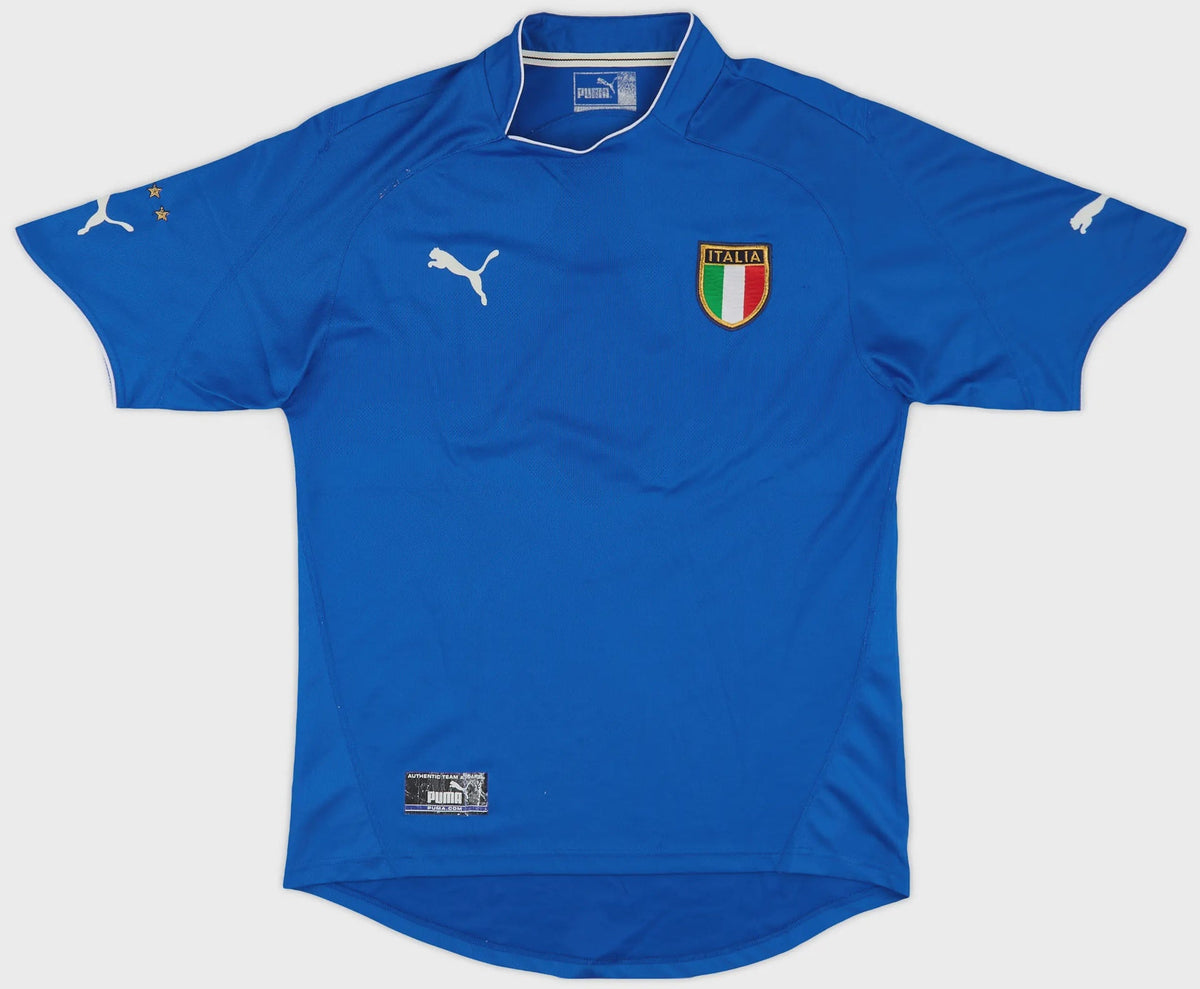 2003-2004 Italy Home Shirt - (M) product image 1, provided for visual reference and product detail review