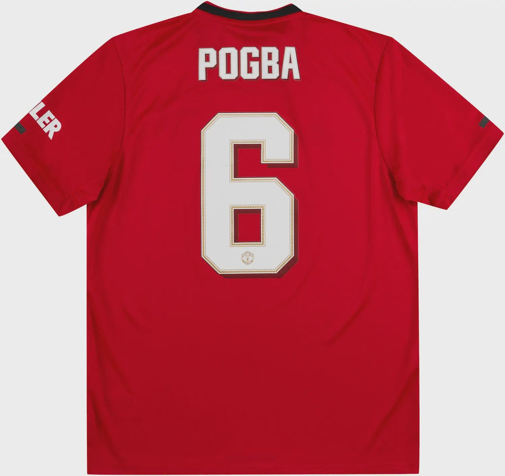 2019-2020 Manchester United Home Shirt #6 Pogba - (M) product image 1, provided for visual reference and product detail