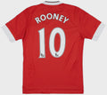 2015-2016 Manchester United Home Shirt Rooney #10 - (M) product image 1, provided for visual reference and product detail