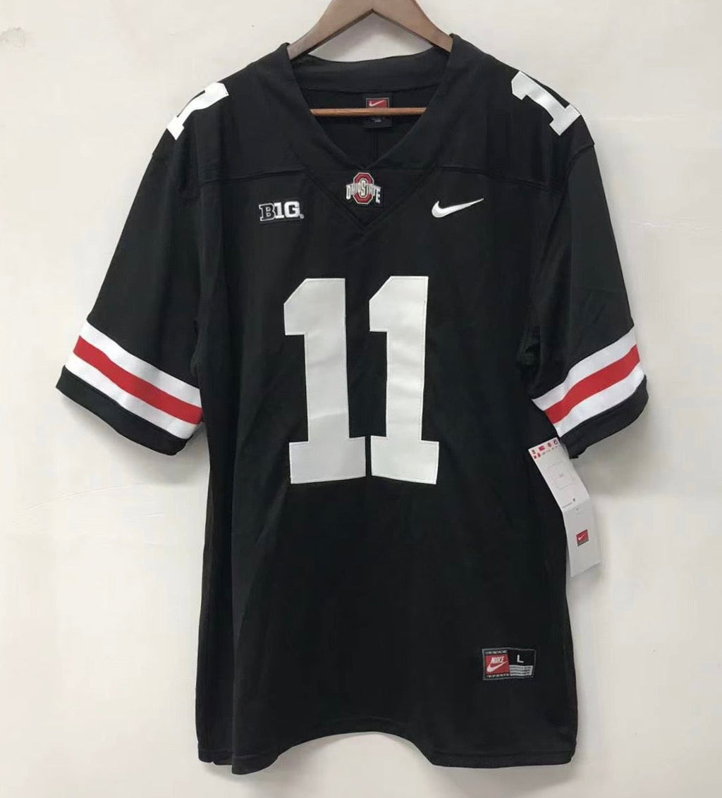 Jaxon Smith-Njigba Ohio State Buckeyes jersey black with product image 3