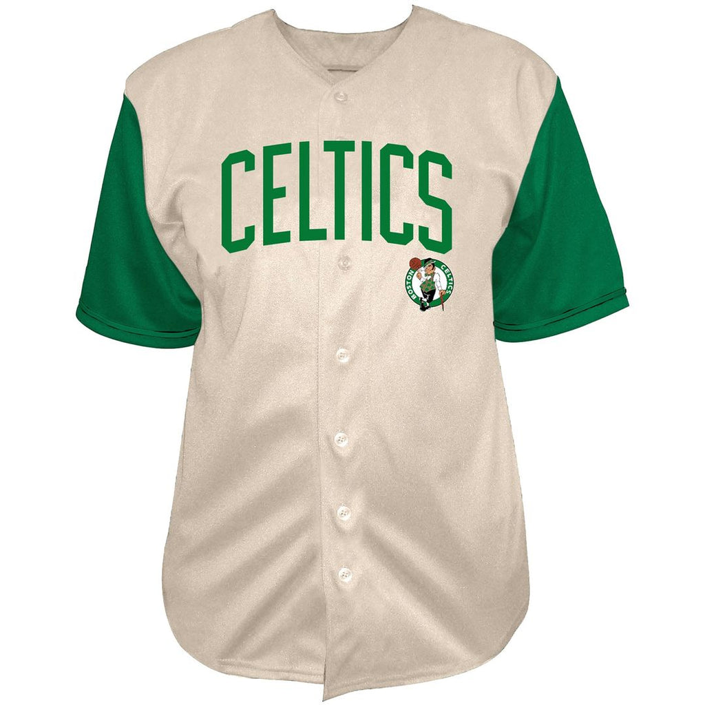 Boston Celtics Jayson Tatum Fanatics Baseball Jersey - Cream product image 2