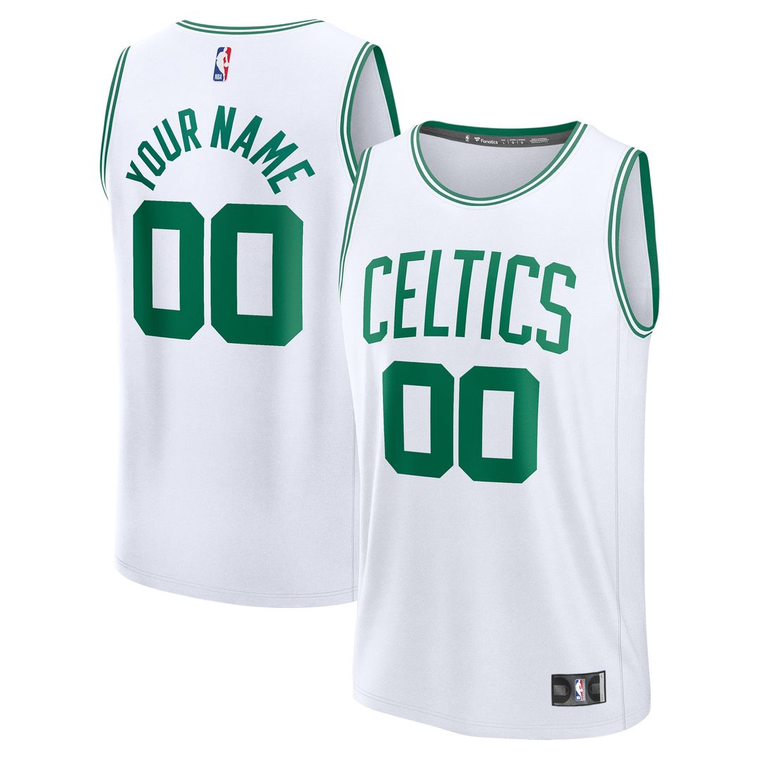 Boston Celtics Fanatics Fast Break Custom Jersey - Icon product image 10