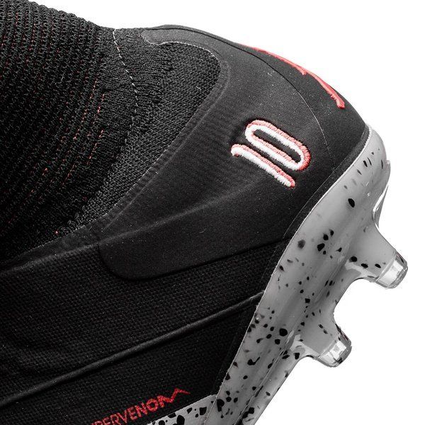 NEYMAR x JORDAN NIKE HYPERVENOM PHANTOM 2 FG 'Black Silver Crimson' product image 3, provided for visual reference and