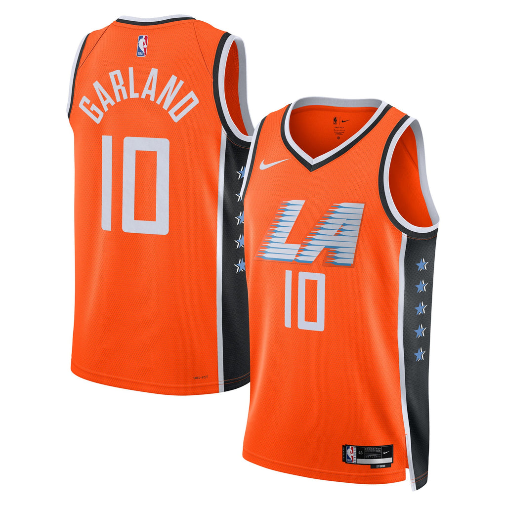 Darius Garland Los Angeles Clippers 2025/26 City Edition Swingman Jersey - Orange - Unisex product image 1, provided for