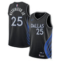 P.J. Washington Jr. Dallas Mavericks 2025/26 City Edition Swingman Jersey - Black - Unisex product image 1, provided for