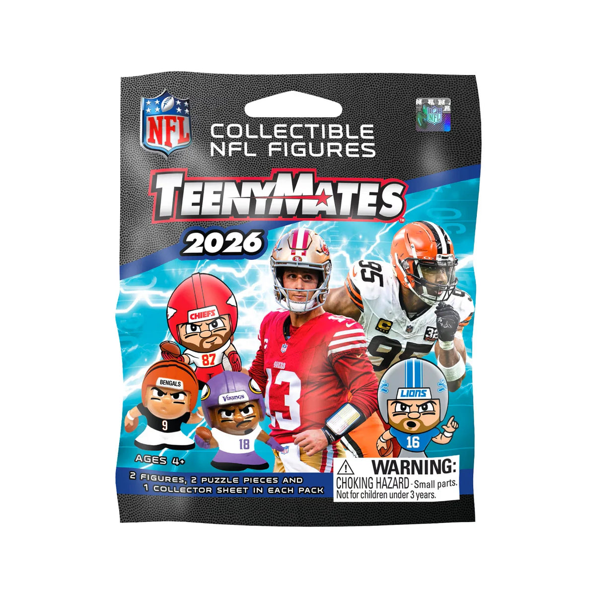 NFL TeenyMates 2026 Series 14 Figurines Blind Pack-1 product image 4, provided for visual reference and product detail review