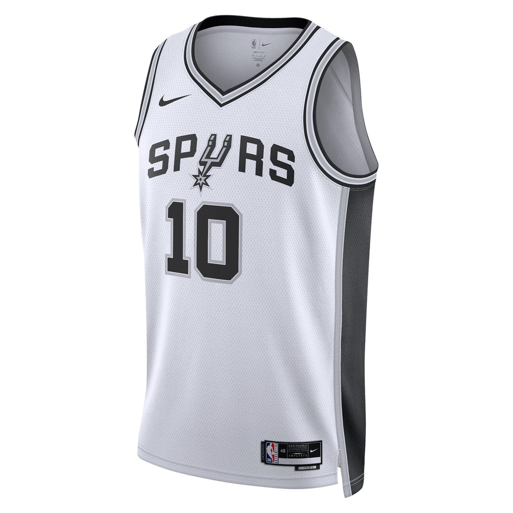 Jeremy Sochan San Antonio Spurs Association Edition Swingman Jersey - White - Unisex product image 2, provided for visual