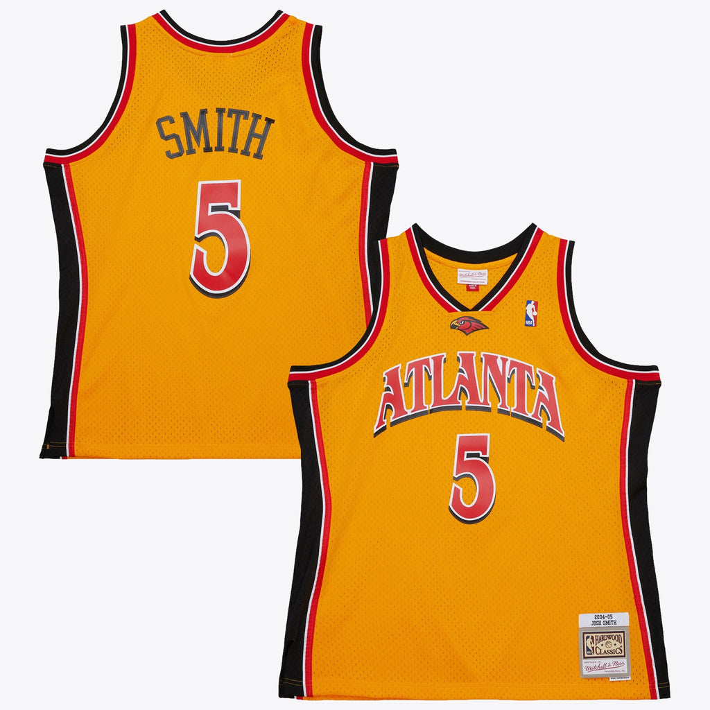Josh Smith Atlanta Hawks 2004 Authentic Alternate Jersey - Yellow product image 2, provided for visual reference and product